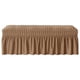 thumbnail image 1 of Funda para Banco de Comedor Sunnimix Protector de Asiento Elástico Café Ligero, 1 of 8