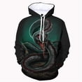 thumbnail image 4 of Sudadera con capucha con estampado 3D colorido de serpiente y animales para hombres y mujeres, sudaderas con capucha de moda urbana con personalidad, sudadera de manga larga, sudadera de gran tamaño, 4 of 4