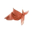 thumbnail image 2 of Coral Sheer Chiffon 21 inch Square Scarf  - 50s Style - Hey Viv Retro, 2 of 2