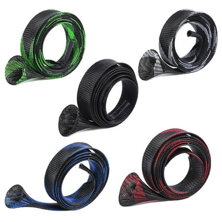 NIBOLOG 170cm Stretchable Fishing Rod Sleeve Mesh Tube Anti-Scratch Cover Pole Protector