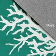 thumbnail image 2 of 18" x 30" Simply Daisy Big Seaweed Beach Style Chenille Area Rug, Kelly Green, 2 of 4