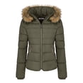 thumbnail image 3 of Csndyce Women's Winter Puffer Coat Removable Hood Thicken Parka Coat Fleece Lined Warm Winter Jacket, 3 of 5