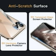 thumbnail image 7 of JETech 3 in 1 Case for iPhone 11 Pro Max 6.5-Inch, with 2-Pack Screen Protector Camera Lens Protector, Non-Yellowing Shockproof Bumper Phone Cover, Full Coverage Tempered Glass Film (Clear), 7 of 7