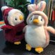 thumbnail image 2 of Christmas Penguin Plush Toys Cute Stuffed Cosplay Penguin Dino Rabbit Toy Doll Pillow Kids Girls Gift Soft Doll Christmas Gift, 2 of 4