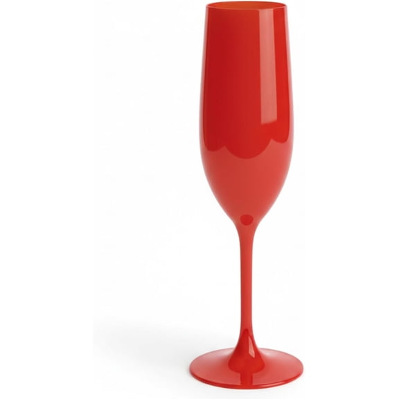 Red Cup Living-5 Oz Red Reusable Plastic Wine Cups with Stem | Shatterproof Goblets for Parties & Events | Dishwasher Safe Drinkware