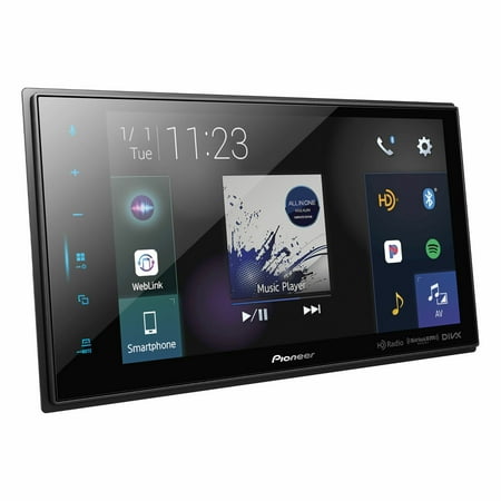 Pioneer - 8" - Android Auto™, Apple CarPlay®, Bluetooth®, HD Radio™, - Modular Solutions Digital Media Receiver - Black