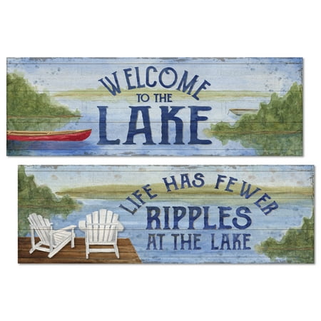 Home And Cabin Decor Watercolor-Style