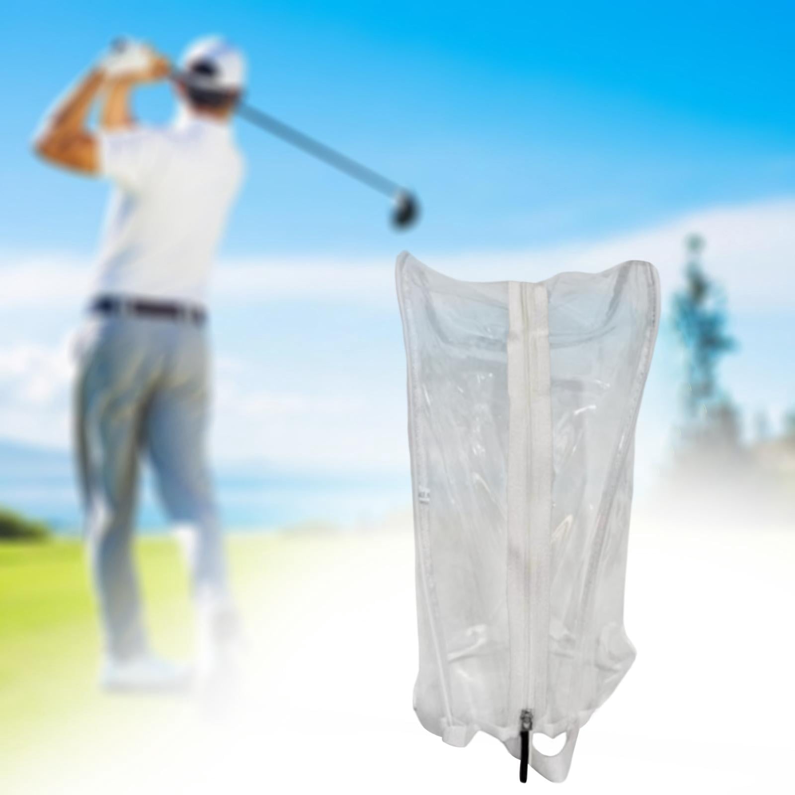 DimyFew Golf Bag Rain Cover Dustproof Waterproof with Zipper Fashion Golf Accessory Golf Clear