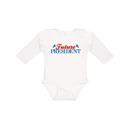 

Inktastic Future President Gift Baby Boy or Baby Girl Long Sleeve Bodysuit