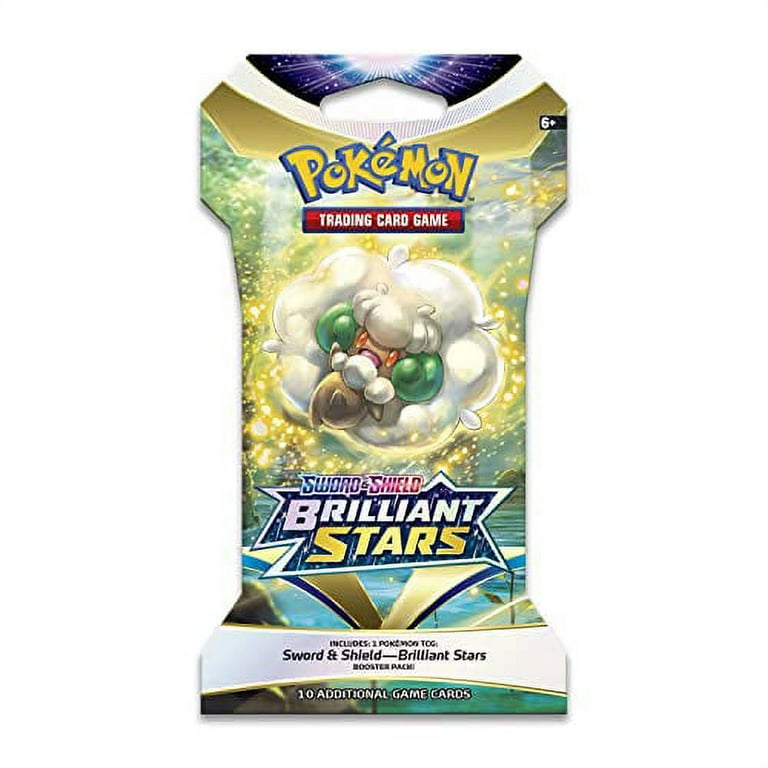 Pokemon Sword Shield Brilliant Stars Booster Pack Walmart