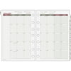 "Day Runner Loose-leaf Monthly Planner Refills - Julian - Monthly - 1 Year - January 2018 till December 2018 - 1 Month Double Page Layout - 8.50"" x 11"" - 7-ring - White, Cream - Tabbed"