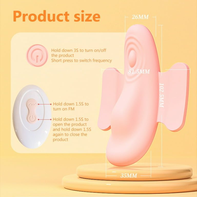 Silicon Vibrating Panty Dildo Vibrator Sex-toy for Women Couples Wireless  Remote