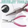 thumbnail image 4 of Round Concave Pliers Wire Looping Pliers Precision Jewelry Pliers Wire Bending Tools Jewelry Hand Tools DIY Tool Cutting Pliers Pink, 4 of 6