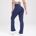 thumbnail image 5 of REALiKUN Flare Leggings for Women with Pockets, High Waisted Wide Leg Crossover Yoga Pants, 5 of 8