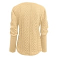 thumbnail image 7 of Otvok Autumn/Winter Womens Sweaters Knitting Long Sleeve Solid Tops, 7 of 7