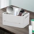 thumbnail image 3 of Folding Storage Box Container Utility Organization Toy Clothes Books Durable Jewelry Storage Case for Desktop Drawer Home grey, 3 of 9