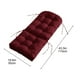 thumbnail image 2 of Cojín reclinable grueso para sillas plegables con soporte de espuma de alta densidad, extra cómodo para largas sesiones, ideal para la oficina en casa o el salón. Aestivo | Rojo | AESTIVO, 2 of 7