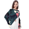 thumbnail image 4 of Tree Chiffon Hair Scarf for Women, Lightweight Breathable Silk Scarf, 180*73 inches, Head Wrap for Summer and Fall Fashion, 4 of 6