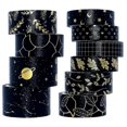 thumbnail image 1 of Cinta adhesiva decorativa negra Afortunado Sencillez, 1 of 3