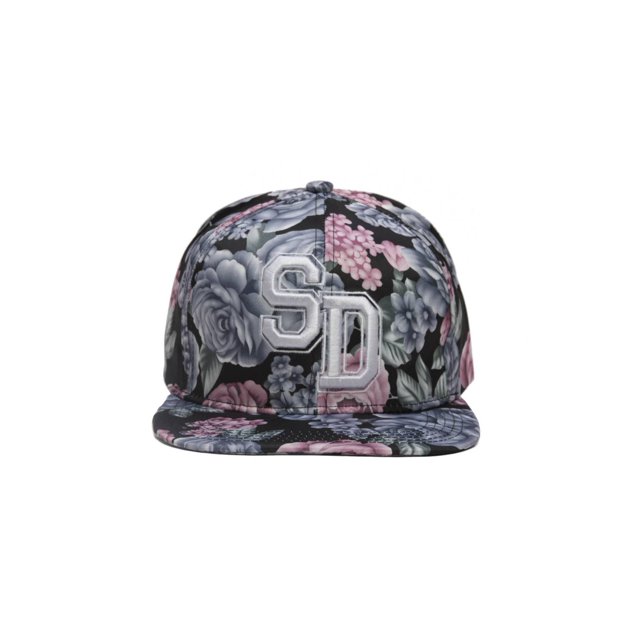 Floral Print City Cap Snapback - San Diego