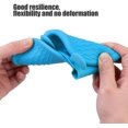 thumbnail image 3 of Guantes de horno Manopla de cocina de silicona 4 piezas Portaollas Guante de parrilla para cocina Cocinar y hornear Guante de protección duradero Porta utensilios y juego de barbacoa Gris y azul. Vhermosa Decoración, 3 of 5