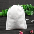 thumbnail image 3 of Ludlz 100 Pcs Disposable Tea Filter Bags Empty Cotton Drawstring Seal Filter Tea Bags for Loose Leaf Teal Empty Disposable Drawstring Non-Woven Fabric Tea Herb Filter Bag Pouch, 3 of 7