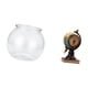 thumbnail image 5 of Estatua De Pecera De Globo Transparente, Reloj De Mesa Moderno Transparente, Adorno De Bricolaje, Jarrón Para Dormitorio, Sala De Estar, Oficina, Estante, Decoración De Gabinete, 5 of 8