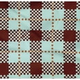 thumbnail image 4 of oneOone Cotton Poplin Twill Baby Blue Fabric Gingham Check Diy Clothing Quilting Fabric Print Fabric By Yard 56 Inch Wide, 4 of 4