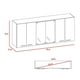 thumbnail image 2 of Gabinete de pared Klik vidrio chocolate, 2 of 4