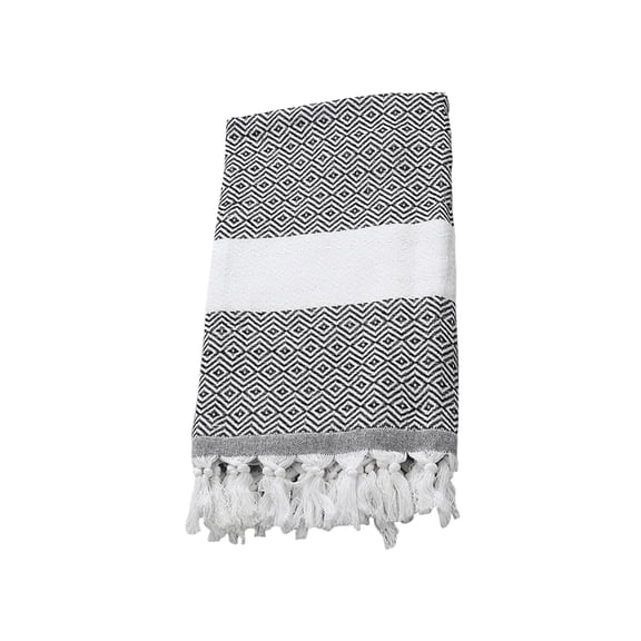 Yika Beach Blankets Beach Towel Cotton Absorbent Large Size Bath Towel European And Knitted Striped Fringed Turkish Sand