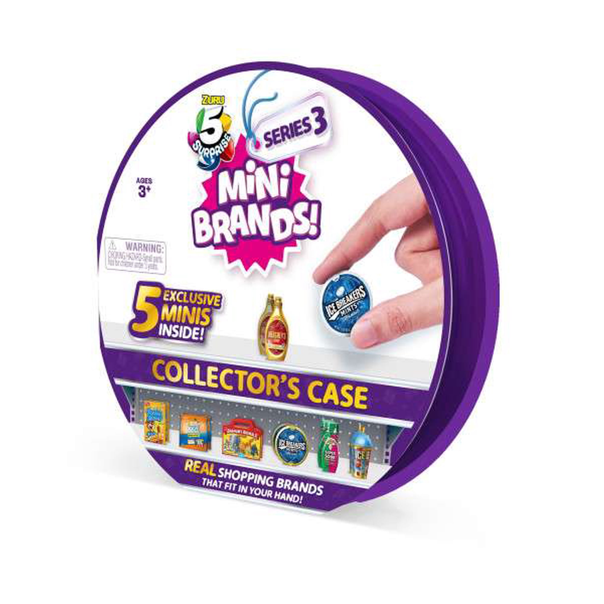Mini Brands Series 3 Collector's Case Store & Display 30 Minis with 5 Exclusive Minis by ZURU