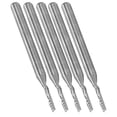 thumbnail image 5 of 5pcs End Mills Single Flute Spiral Milling Cutter Straight Shank End Mill 3.175x1.5x8x38mm, 5 of 5