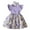 Purple, variant on Ruyang Ruffles Sleeve Knit Flower Girls Dress Crew Neck Ribbed Summer Pleated Dresses Cute Print Pleated Casual Dresses