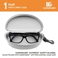 thumbnail image 2 of Safety Glasses KLEENGUARD V30 Maverick Clear Lens Black Frame, 2 of 9