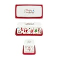 thumbnail image 3 of Bico Christmas Merry Crew Ceramic Butter Dish with Lid, Butter Keeper for Counter, Kitchen, Dishwasher Safe, 3 of 4