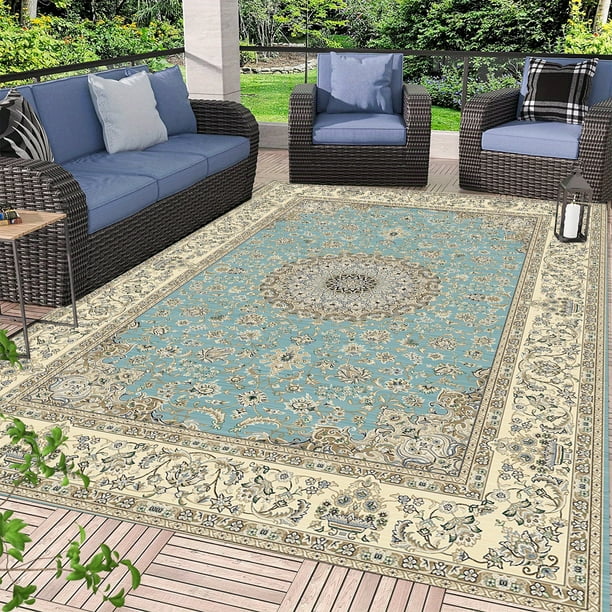 1pc Large Outdoor Rug Mat Outdoor Rugs For Patios Clearance Carpet