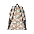 thumbnail image 2 of Bixox Cute Rabbit Floral Printing Canvas Backpack Lightweight Casual Travel Backpack School Backpack Fits 15.6 Inch Notebook, 2 of 5