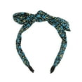 thumbnail image 4 of Unique Bargains 1 Pc Retro Bow Headbands for Women Blue Black, 4 of 6