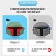 thumbnail image 4 of Funda Airpods Pro Star War, Accesorios 6 en 1 Silicona a Prueba de Golpes Divertido Mandalorian Boba Fett Personaje de Anime Funda Protectora de Dibujos Animados Lindo, con K, 4 of 5