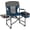 Blue, variant on Folding Camping Chair, Heavy-Duty Director Chair Supports 400lbs for Adults with Side Table, Cooler Bag, Storage, Strap, Portable Makeup Chair Suitable for Fishing Picnic