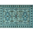 thumbnail image 1 of Ahgly Company Indoor Rectangle Persian Light Blue Traditional Area Rugs, 8' x 12', 1 of 4