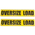 thumbnail image 1 of (2 Pack) Wide Load Sign | Oversize Load Sign | Oversized Load Equipment Banner for Trucks, Trailers, Escort Car | 12 inch x 60 inch, 1 of 4