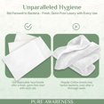 thumbnail image 2 of Toallas faciales desechables Pure Awareness, paquete de 60, biodegradables, 2 of 8