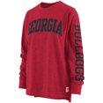 thumbnail image 2 of Women's Pressbox Red Georgia Bulldogs Plus Size Two-Hit Canyon Long Sleeve T-Shirt, 2 of 4