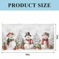 thumbnail image 5 of Christmas 1 Piece Winter Snow Scene Snowflakes Snowman Mistletoe Magnetic Fluorescent Light Covers, 2x4 Ft, Magnetic Light Covers for Ceiling Lights Classroom Office Home Decor, 5 of 9