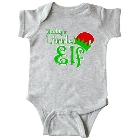 

Inktastic Daddy s Little Elf Gift Baby Boy or Baby Girl Bodysuit