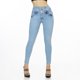 thumbnail image 1 of Jeans colombiano mezclilla stretch Mujer Push Up skinny azul acero 15, 1 of 4