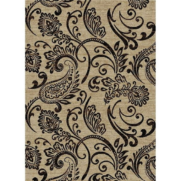 5 ft. 3 in. x 7 ft. 3 in. City Caroline Area Rug, Ivory