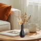 thumbnail image 4 of Jarrón de flores de imitación de cerámica, decoración minimalista única, decorativo nórdico para Negro S, 4 of 7