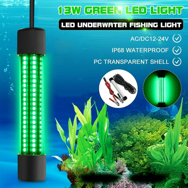 12V 120 LED Submersible Fishing Light Underwater Fish Finder Lamp
